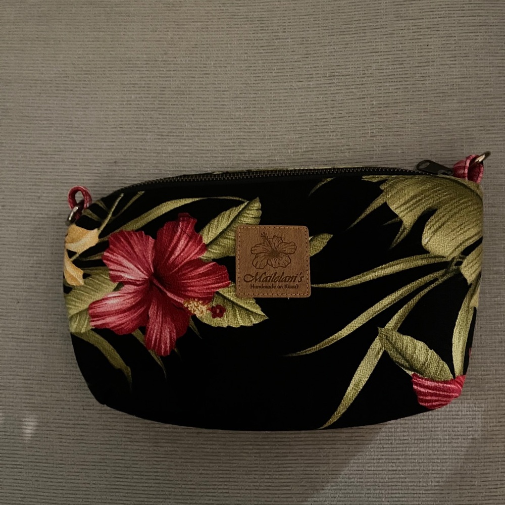 Black Floral Women's Bag